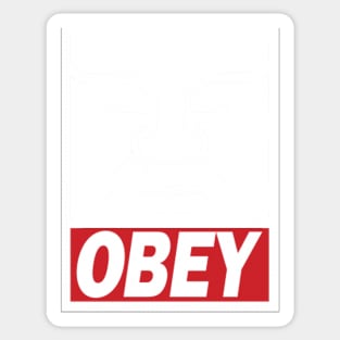 OBEY STICKERFACE (BLACK) Sticker